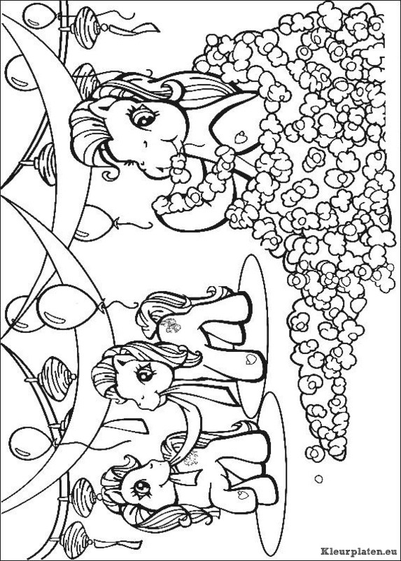 My little pony kleurplaten