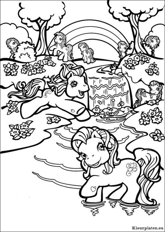 My little pony kleurplaten