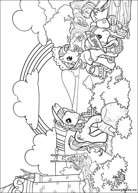 My little pony kleurplaten