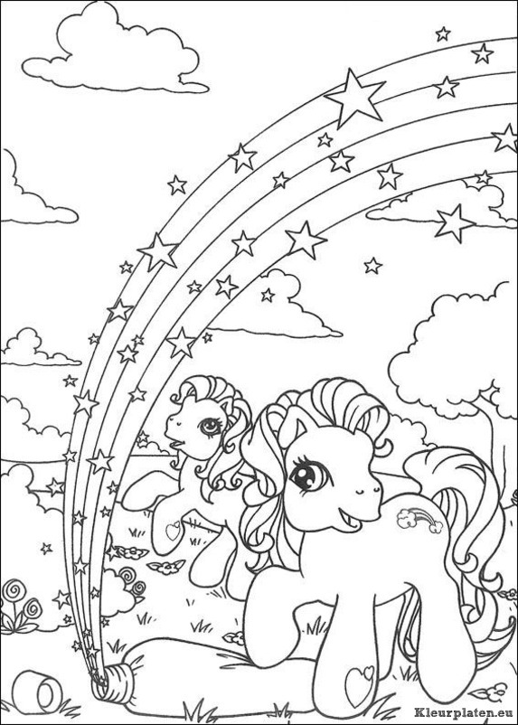 My little pony kleurplaten