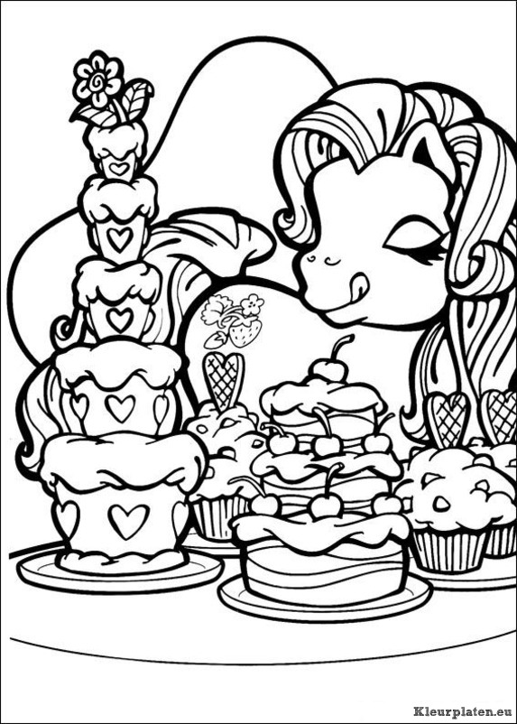 My little pony kleurplaten