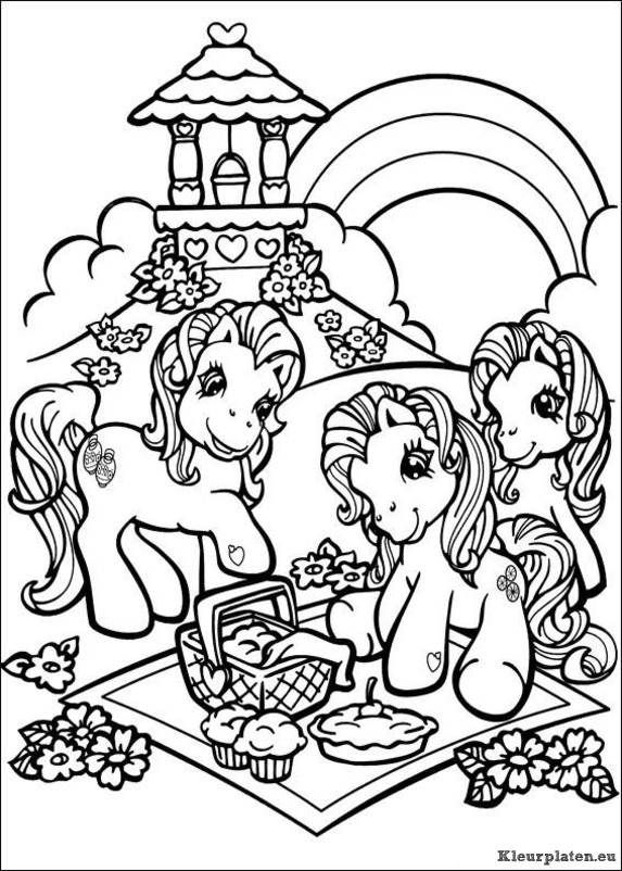 My little pony kleurplaten