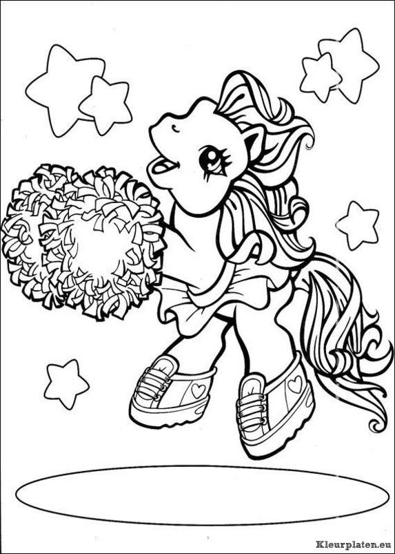 My little pony kleurplaat