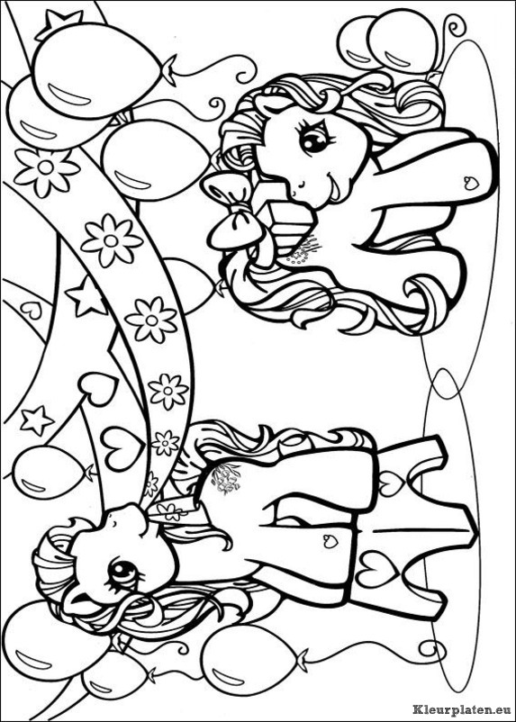 My little pony kleurplaten