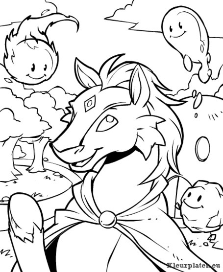 Neopets brightvale kleurplaten