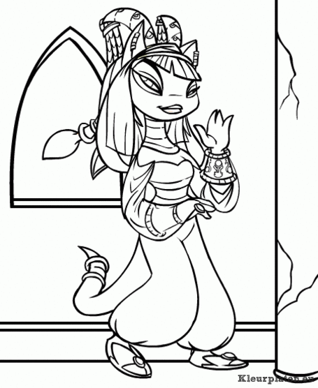 Neopets en de verloren woestijn kleurplaten