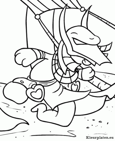 Neopets en de verloren woestijn kleurplaten