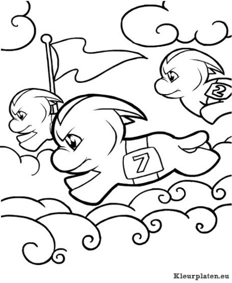 Neopets feeenland kleurplaten