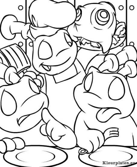 Neopets kreludor kleurplaten