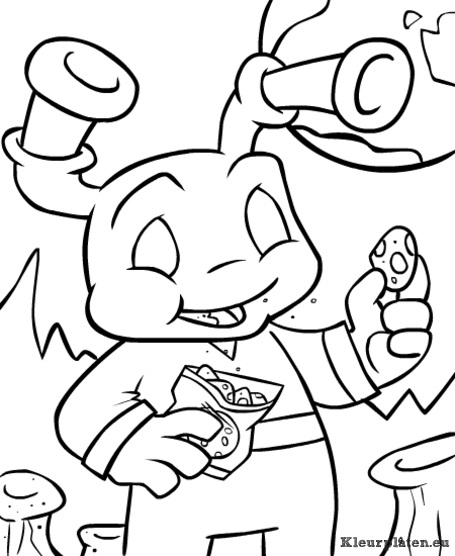 Neopets kreludor kleurplaten