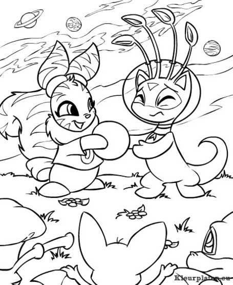 Neopets kreludor kleurplaten