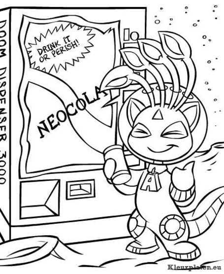 Neopets kreludor kleurplaten