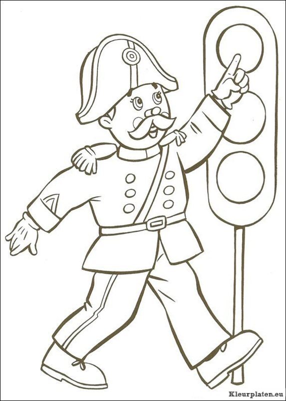 Noddy kleurplaten
