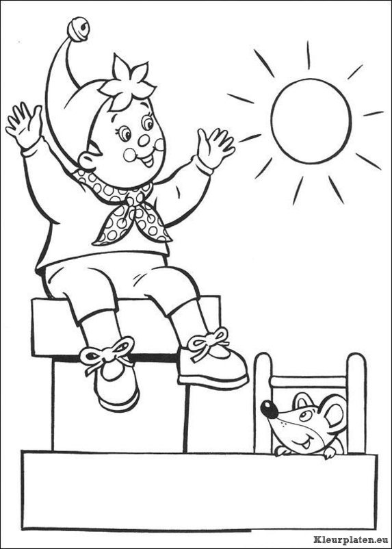 Noddy kleurplaten