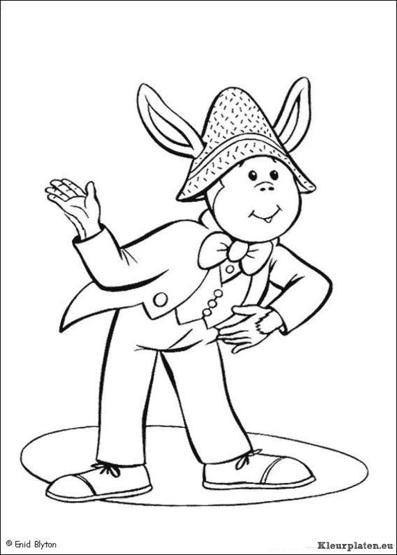 Noddy kleurplaten