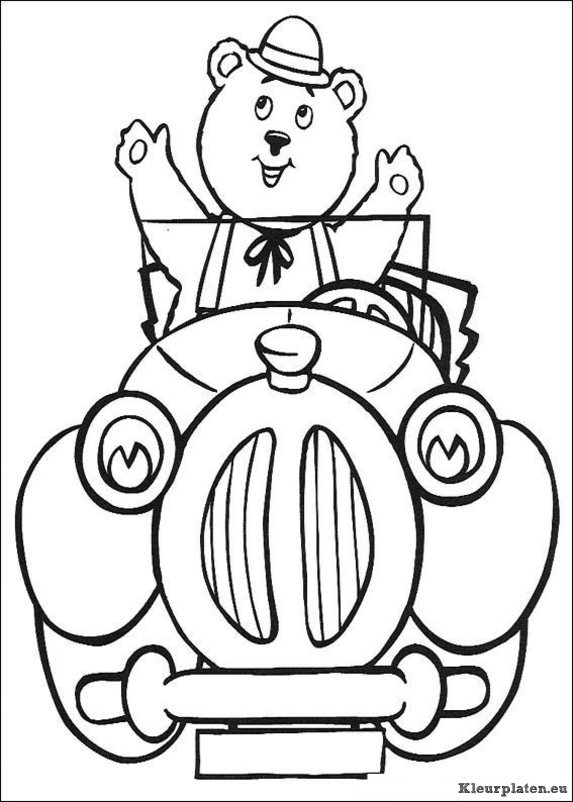 Noddy kleurplaten