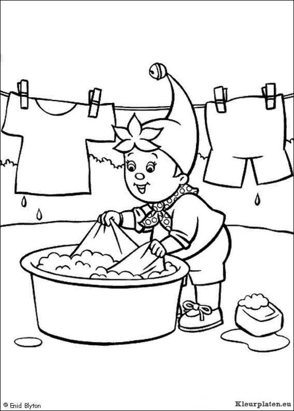 Noddy kleurplaten