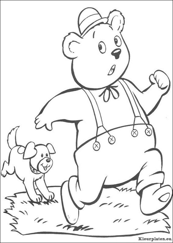 Noddy kleurplaten