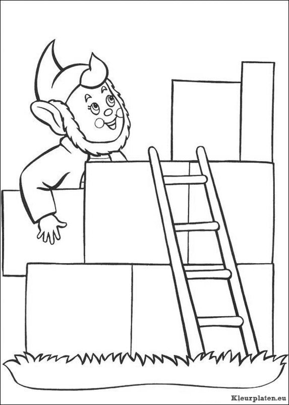 Noddy kleurplaten
