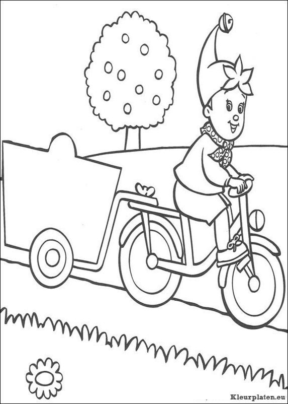 Noddy kleurplaten