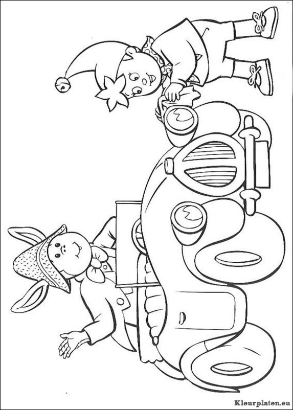 Noddy kleurplaten