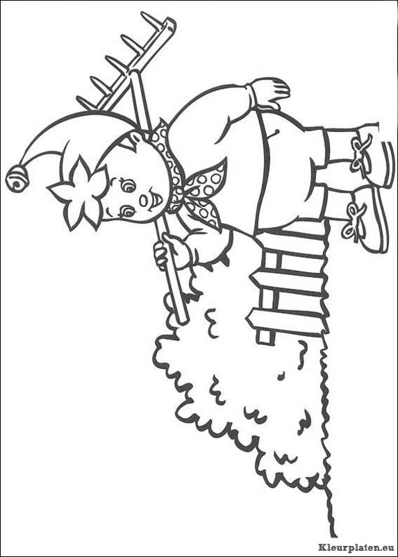 Noddy kleurplaten