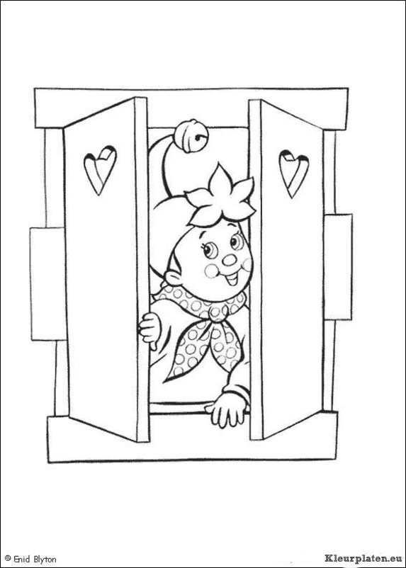 Noddy kleurplaten