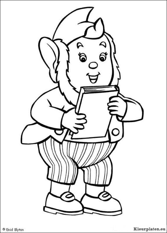 Noddy kleurplaten