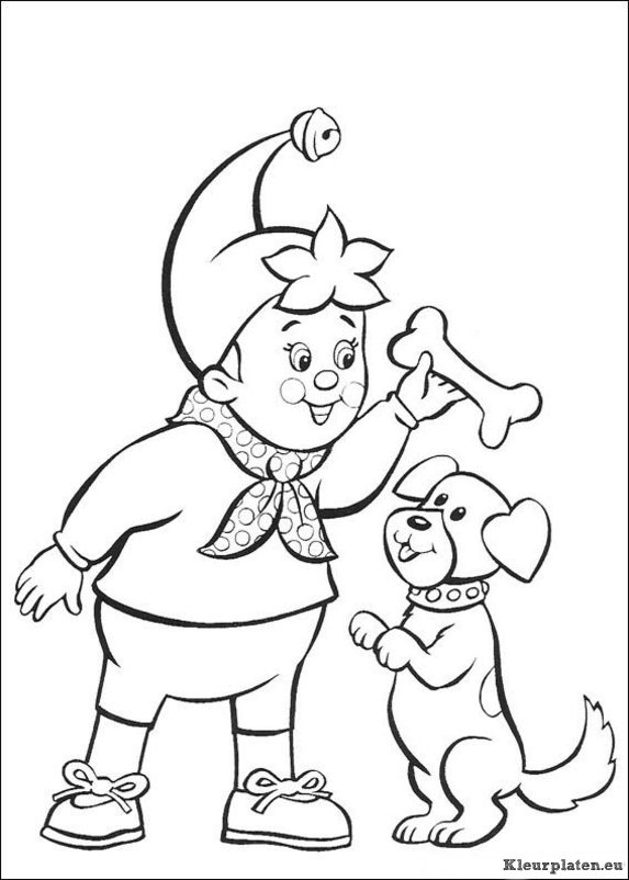 Noddy kleurplaten