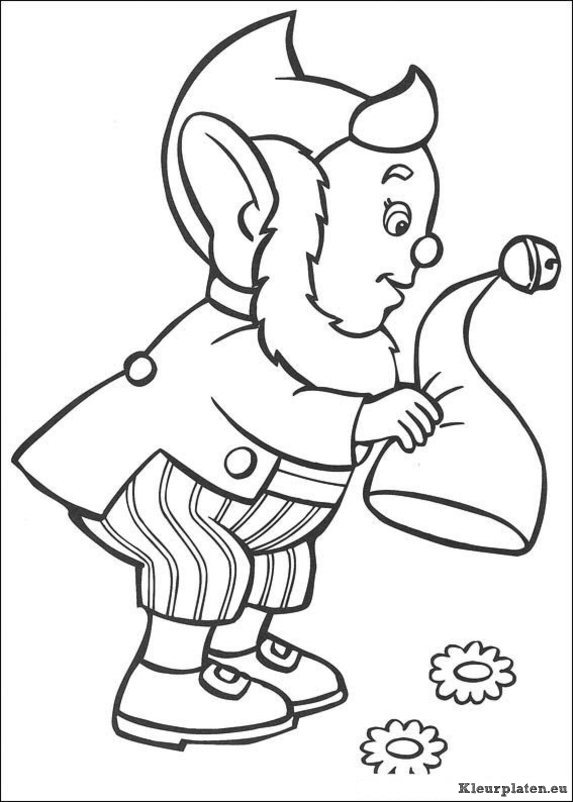 Noddy kleurplaten