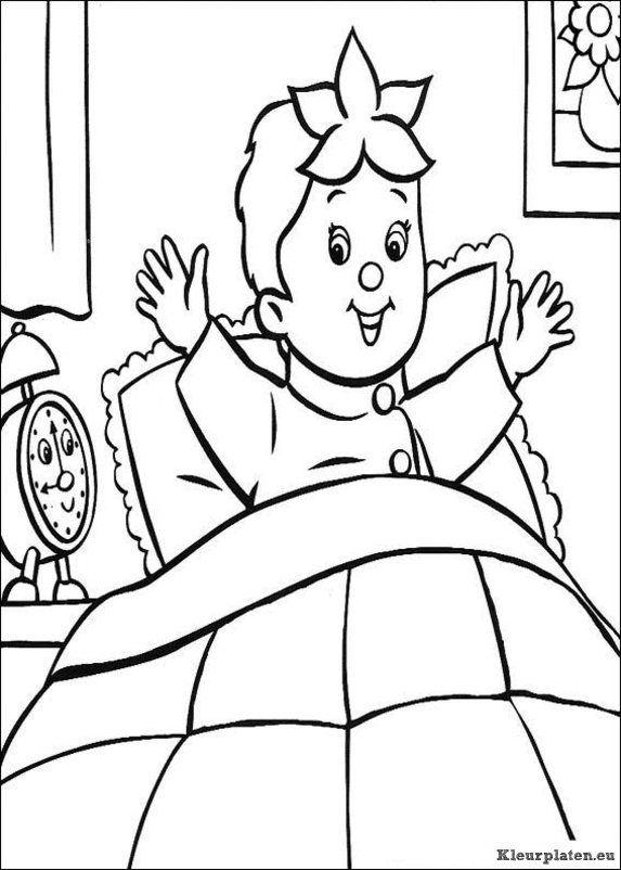 Noddy kleurplaten