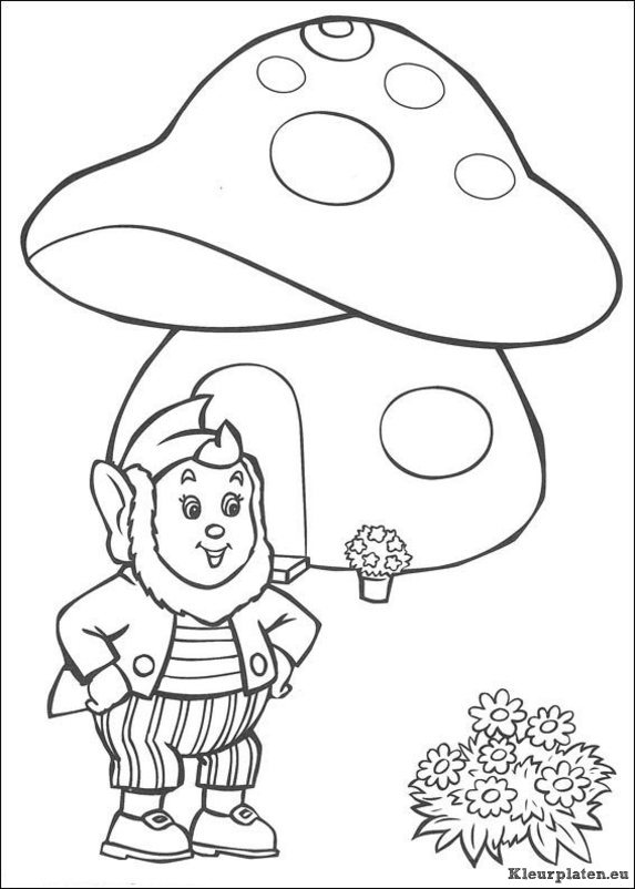 Noddy kleurplaten