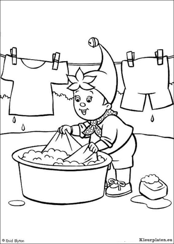 Noddy kleurplaten