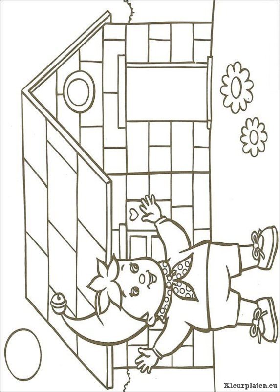 Noddy kleurplaten