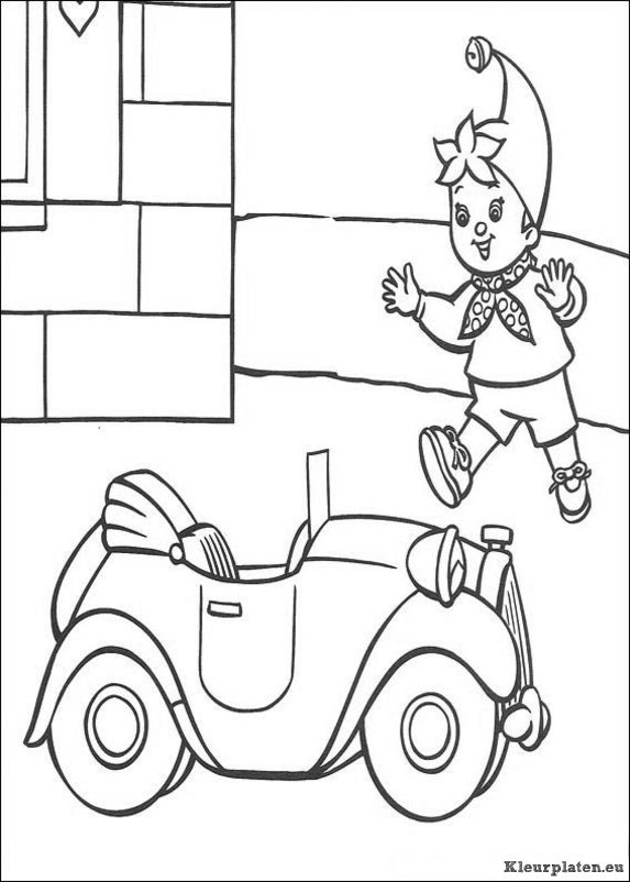 Noddy kleurplaten