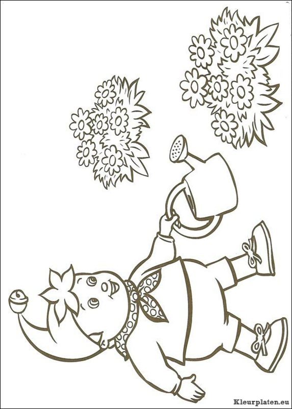 Noddy kleurplaten