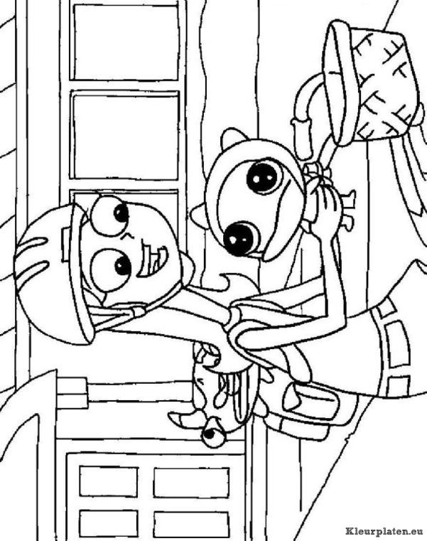 Phineas en ferb kleurplaten