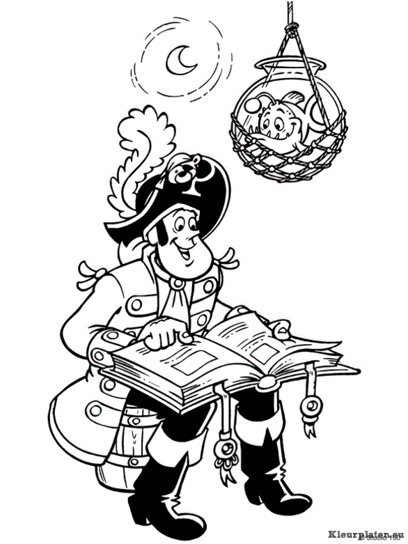 Piet piraat kleurplaten