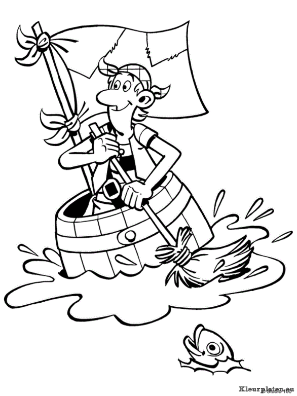 Piet piraat kleurplaten