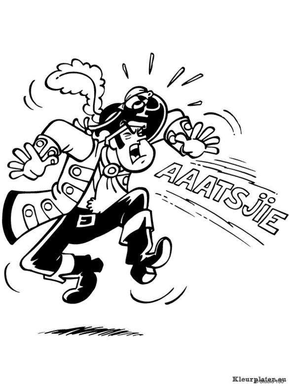 Piet piraat kleurplaten
