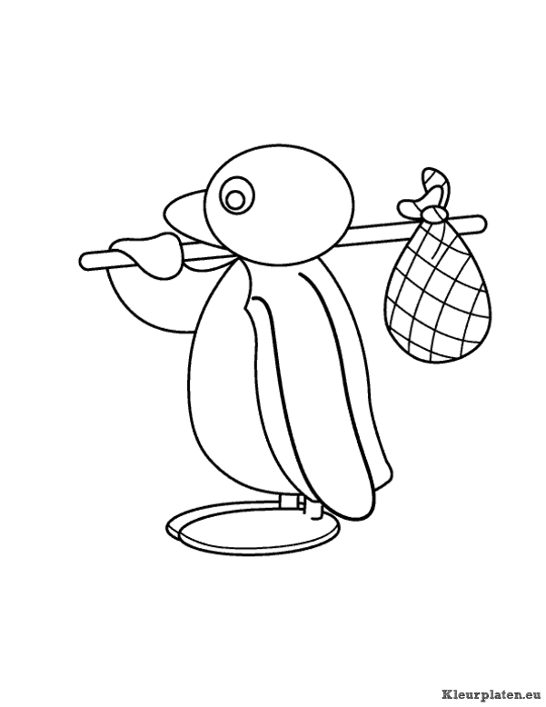 Pingu kleurplaten