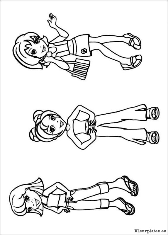 Polly pocket kleurplaten