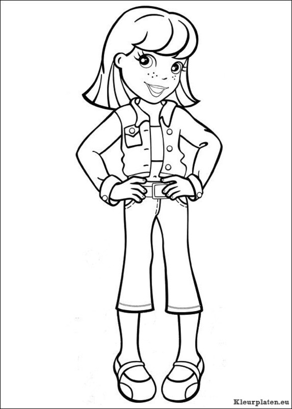 Polly pocket kleurplaten