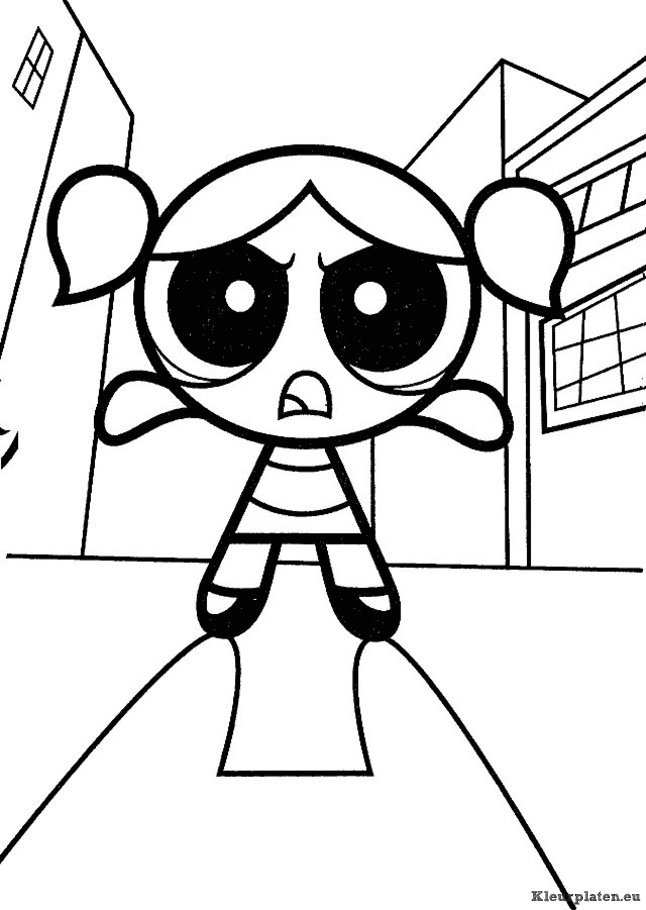 Powerpuff kleurplaten