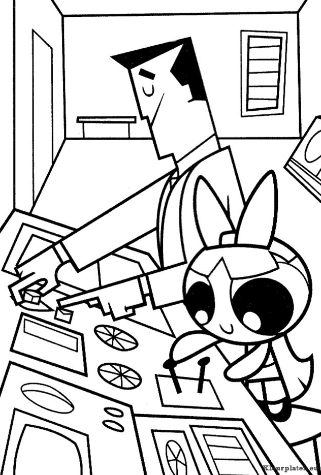 Powerpuff kleurplaten