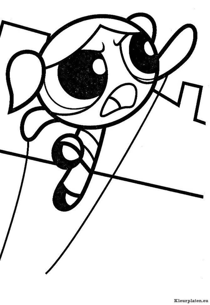 Powerpuff kleurplaten
