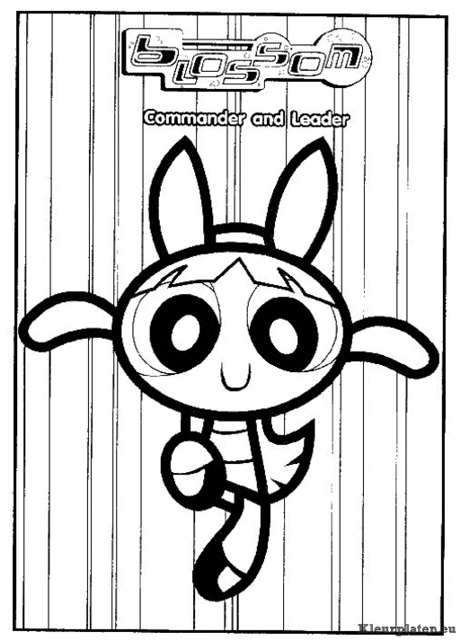Powerpuff kleurplaten