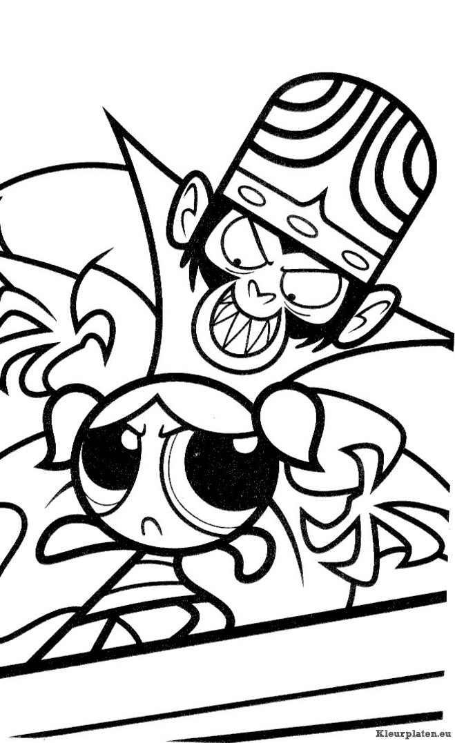 Powerpuff kleurplaten