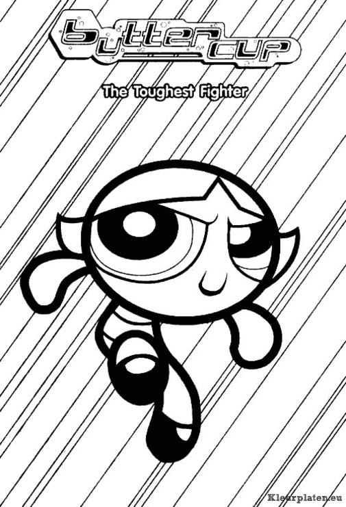 Powerpuff kleurplaten