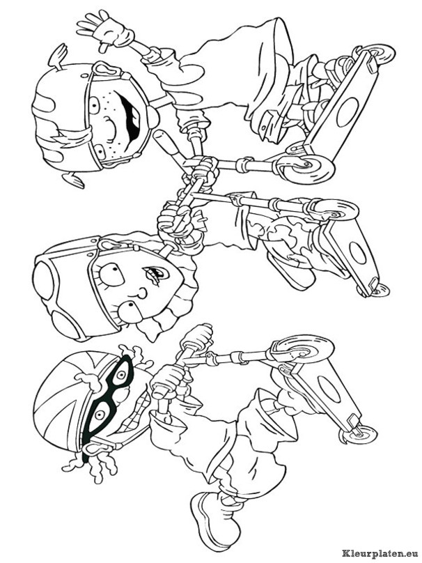 Rocket power kleurplaten